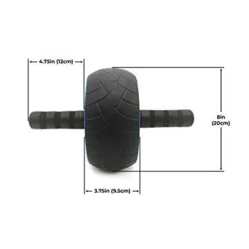 MOB Athletics Ab Roller Wheel Kit - Ab Roller with Speed Jump Rope and Free Knee Pad - Pro Core Training Workout for Men and Women - Home Gym Equipment for Abdominal Exercise