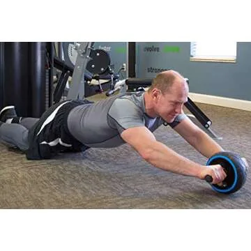 MOB Athletics Ab Roller Wheel Kit - Ab Roller with Speed Jump Rope and Free Knee Pad - Pro Core Training Workout for Men and Women - Home Gym Equipment for Abdominal Exercise