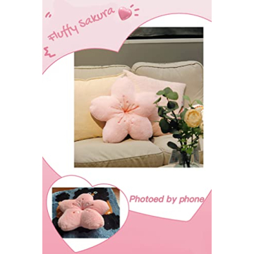 Kawaii Cherry Blossom Pillow for Aesthetic Room Decor