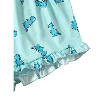 Remidoo Women's Dinosaur Pajama Set | Stylish Sleepwear