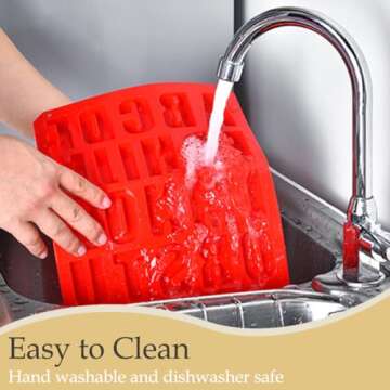 Versatile Silicone Letter Cake Mold for Creative Baking Fun