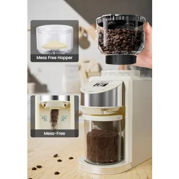 Gevi Electric Burr Coffee Grinder - 35 Grind Settings for All