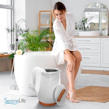 SereneLife Bucket Towel Warmers for Comfort & Relaxation