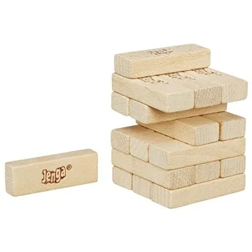 Hasbro Jenga Mini Game Compact Travel-Friendly Ages 6+