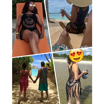 CXINS Crochet Cover Up for Stylish Beach Days