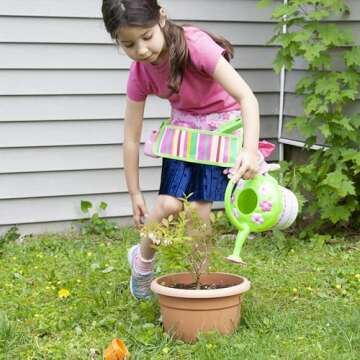 Melissa & Doug Sunny Patch Pretty Petals Flower Watering Can - Pretend Play Toy