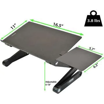 Adjustable Ergonomic Laptop Stand for Comfort
