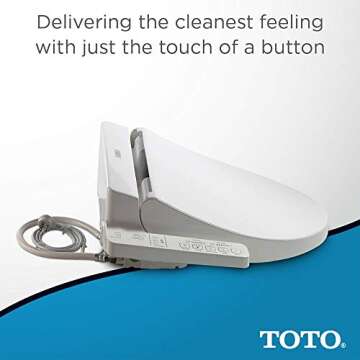 TOTO C100 Electronic Bidet Toilet - Heated Seat & Deodorizer