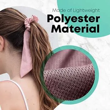 Kitsch Hair Scarf Scrunchies - Stylish No Damage Holders