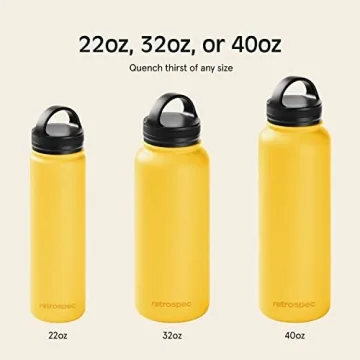 Retrospec Alder Insulated Water Bottle - Stainless Steel Thermos