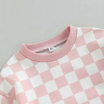 Karuedoo Checkered Baby Romper Cute & Cozy Onesie