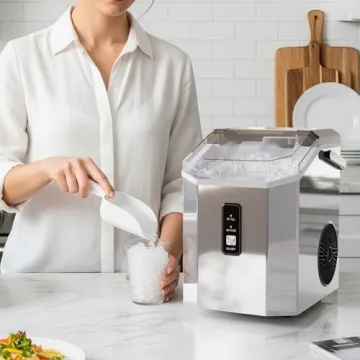 Nugget Ice Maker Portable, 35lbs/24hrs, Self-Cleaning