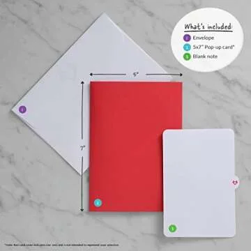 Lovepop Disney and Pixar Up Home For The Holidays – Pop-Up Xmas Card – Handcrafted 3D Festive Greeting Card – Special Heartwarming Winter Greeting, 5 x 7”