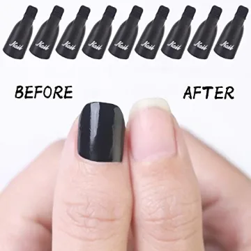 HiMo 10PC Nail Art Soak Off Cap Clip Gel Remover