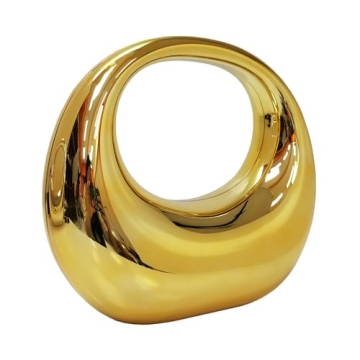 Stylish MILATA Moon Shape Acrylic Evening Clutch Bag