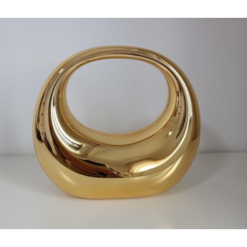 Stylish MILATA Moon Shape Acrylic Evening Clutch Bag