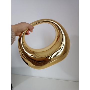 Stylish MILATA Moon Shape Acrylic Evening Clutch Bag