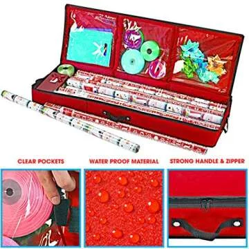 Primode Wrapping Paper Storage Container | Gift Wrap Organizer