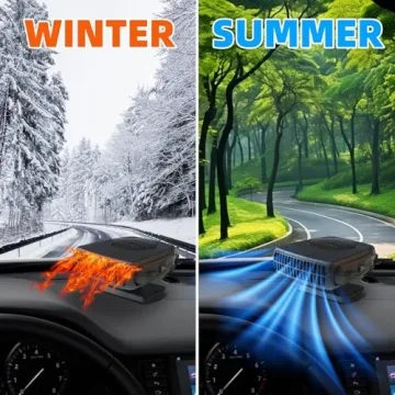 Powerful 200W Car Heater for Quick Defrosting and Cooling
