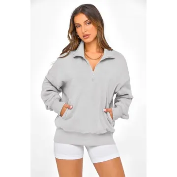 Buy PRETTYGARDEN Women’s Half Zip Sweatshirt Fleece Hoodie