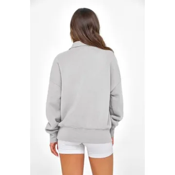 Buy PRETTYGARDEN Women’s Half Zip Sweatshirt Fleece Hoodie