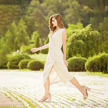 IDIFU Cookie-MI Chunky Block Heels for Women Weddings