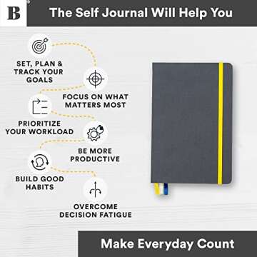 Self Journal by BestSelf — Undated 13-Week Planning, Productivity and Positivity System for Max Ac...