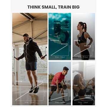 RENPHO Smart Skipping Rope with Counter, Adjustable Jump Ropes for Fitness, Skip Rope with APP Data Analysis, Workout Equipment for Women Men Adult Kids, Burn Calories, Boxing Jumping Rope, Gym, MMA