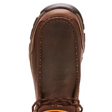 ARIAT Male's Edge LTE Moc Waterproof Composite Toe Work Boot, Dark Brown, 11.5