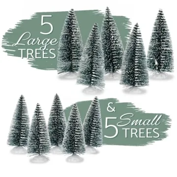 Elanze Designs 18 Piece White Christmas Village Set