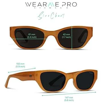 WearMe Pro - Thick Rectangular Trendy Women Sunglasses (Tortoise Frame/Smoke Green Lens)