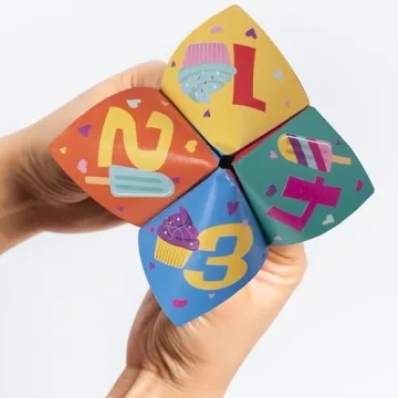 28 Pack Cootie Catcher Valentines Day Cards for Kids