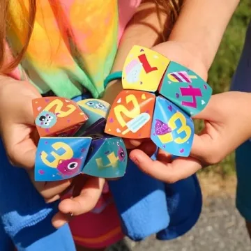 28 Pack Cootie Catcher Valentines Day Cards for Kids