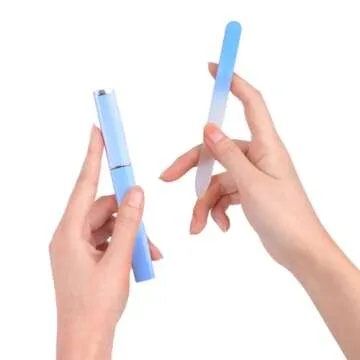 Premium Longluosi Glass Nail Files in Stylish Pack