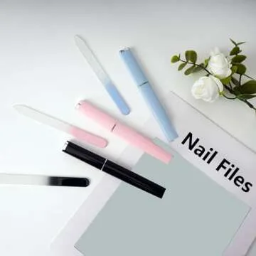 Premium Longluosi Glass Nail Files in Stylish Pack