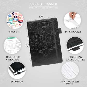 Legend Budget Planner – Financial Organizer Book for Monthly Budgeting