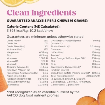 Pet Honesty Senior Dog Multivitamin - Essential Dog Vitamins and Supplements - Glucosamine, Probiotics, Omega Fish Oil for Dogs Health & Heart- Dogs Vitamins Health Supplies (Duck 90 ct)