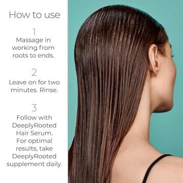 Hush & Hush DeeplyRooted Conditioner - Deep Conditioner for Dry Damaged Hair - Nourishing & Strengthening Hair Moisturizer for All Hair Types - Wash Out Or Leave In Strengthening Conditioner - 200ML