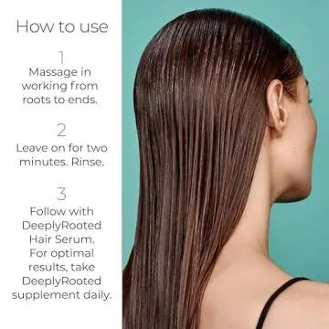 Hush & Hush DeeplyRooted Conditioner - Deep Conditioner for Dry Damaged Hair - Nourishing & Strengthening Hair Moisturizer for All Hair Types - Wash Out Or Leave In Strengthening Conditioner - 200ML