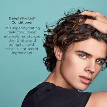 Hush & Hush DeeplyRooted Conditioner - Deep Conditioner for Dry Damaged Hair - Nourishing & Strengthening Hair Moisturizer for All Hair Types - Wash Out Or Leave In Strengthening Conditioner - 200ML