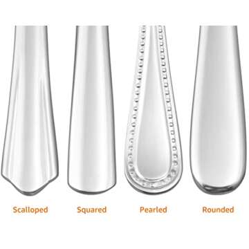 Amazon Basics 12-Pack Stainless Steel Dinner Forks