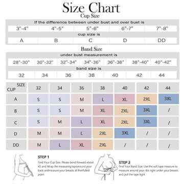 OEAK Womens Comfortable Wireless Bras Push Up Seamless Bralettes Soft V Neck Brassiere Scalloped Full Coverage Everyday Bra