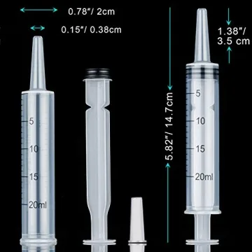 Versatile Large Plastic Syringe Set for All Your Needs
