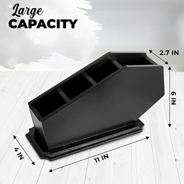 Gothic Coffin Brush Holder - Stylish Makeup Organizer