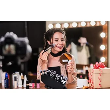 Gothic Coffin Brush Holder - Stylish Makeup Organizer