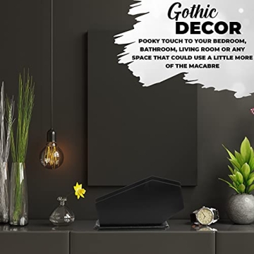 Gothic Coffin Brush Holder - Stylish Makeup Organizer