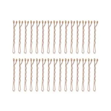 T3 Clip Kit with 4 Alligator Clips and 30 Rose Gold Bobby Pins | Section Hair for Easier Blow Drying and Styling for All Hair Lenths