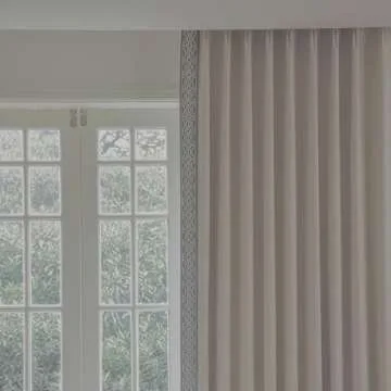 Stylish Blackout Cotton Linen Curtain Panels for Home