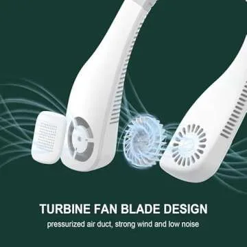 Portable Neck Fan for Hands-Free Cooling Relief