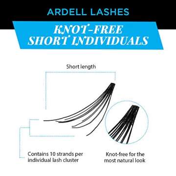Ardell Individuals False Eye Lashes Short Black 4 Pack